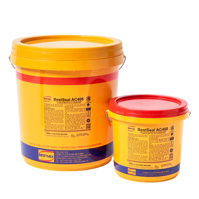 BestSeal AC408 Chống thấm siêu đàn hồi, một thành phần, gốc Acrylic Co-polymer biến tính nano